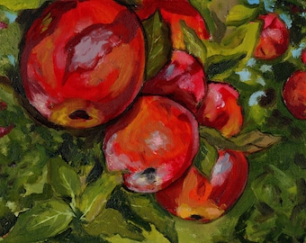 Apple Art Print - apple Wall Art -  apple Painting - apple Art Print