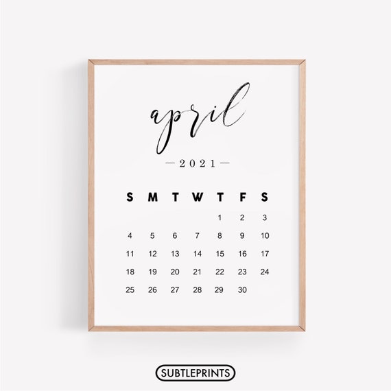 Month Of April 21 Calendar Print Pregnancy Announcement Baby Etsy Month Of April 21 Calendar Print Pregnancy Announcement Baby Etsy