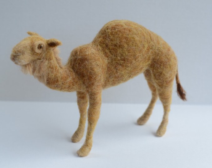 Needle Felted Camel Camel Sculpture READY TO SHIP Camel Etsy