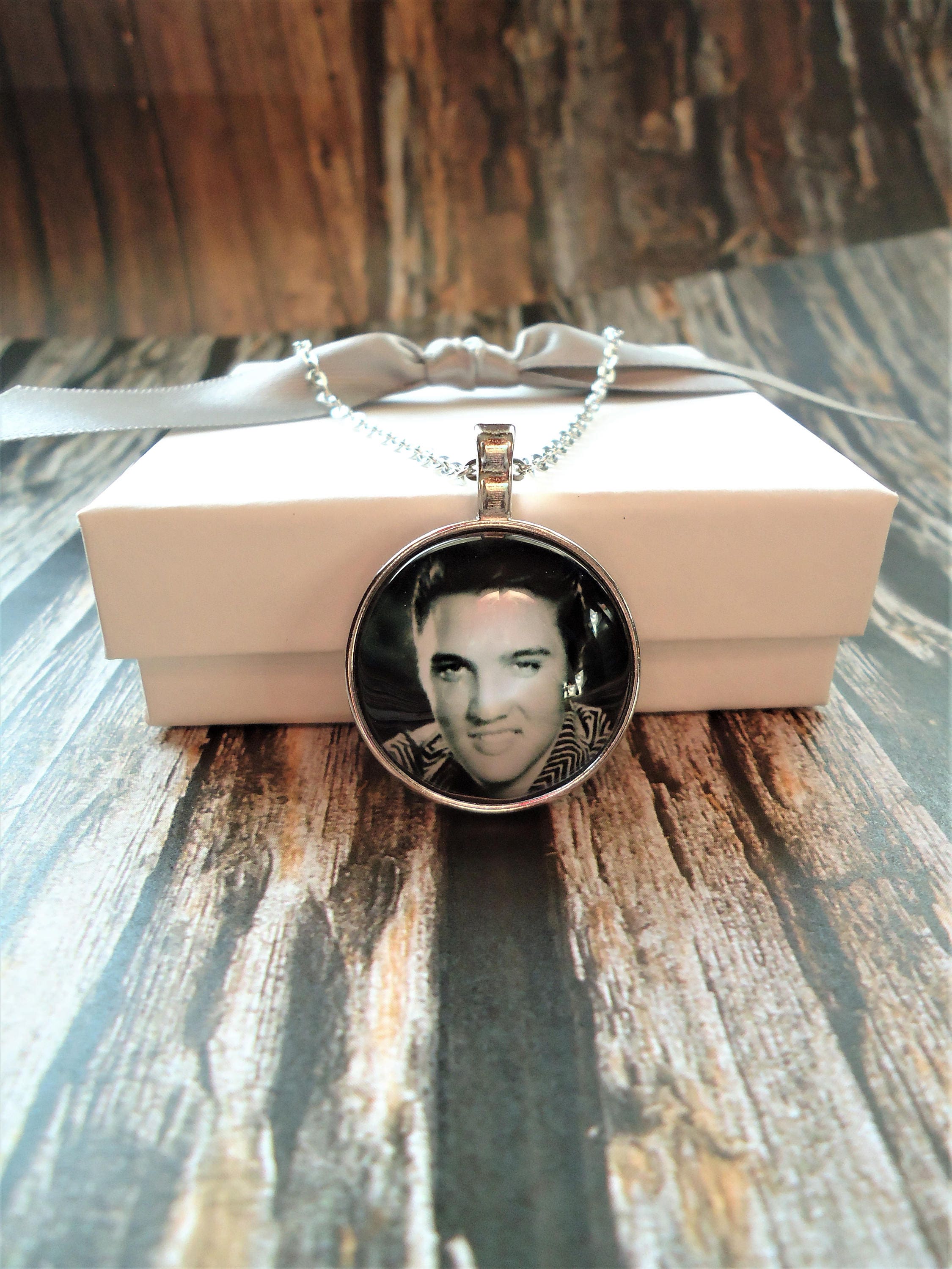 Elvis Presley Silver Necklace or Key-chain Elvis Gifts | Etsy