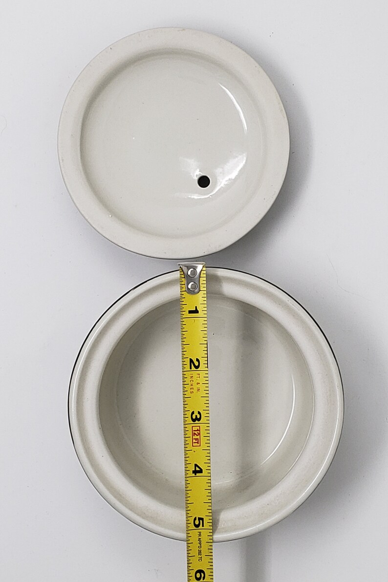 Vintage Hall Pottery Individual Casserole Dish With Lid Hall Etsy