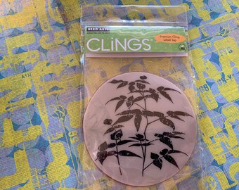 cling mount rubberstamp, hero arts , cluster leaves