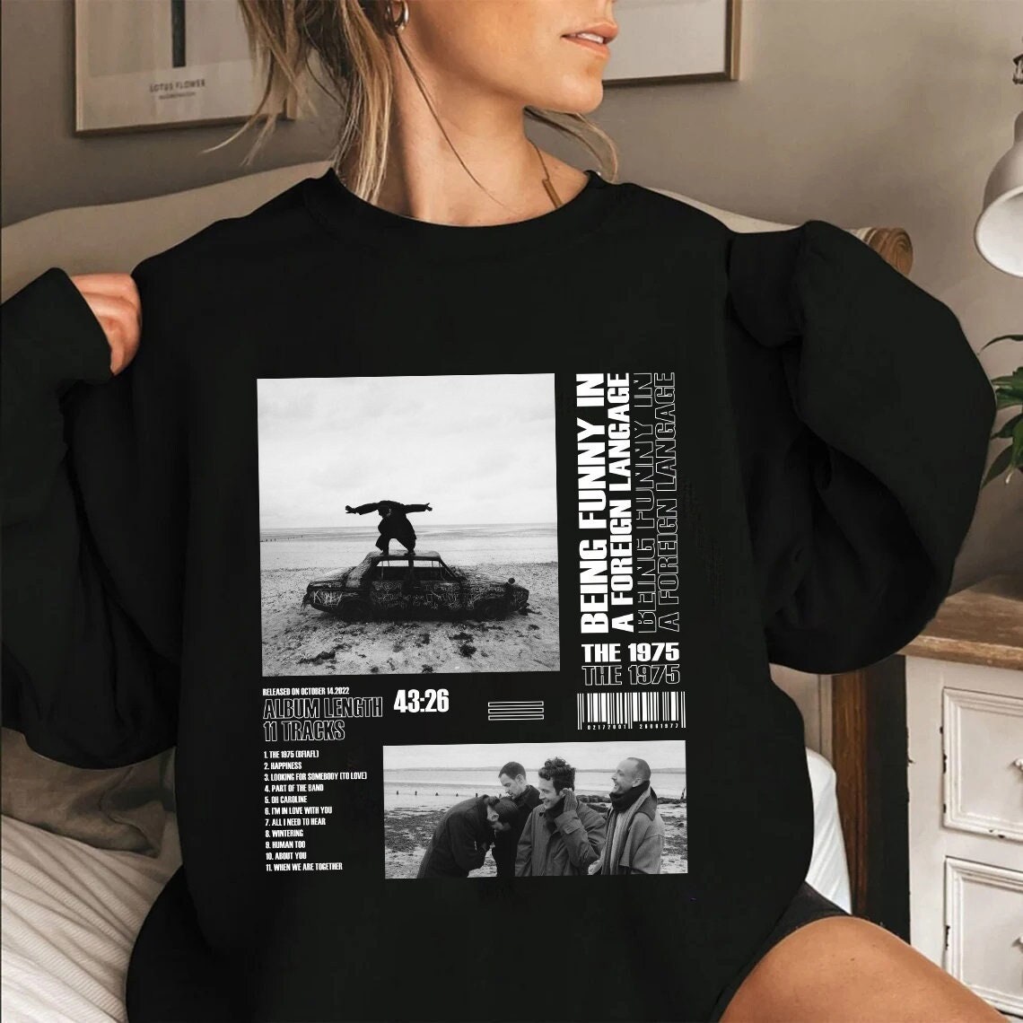 Discover The 1975 Sweatshirt, 1975 Poster Sweatshirt, Unisex Sweatshirt