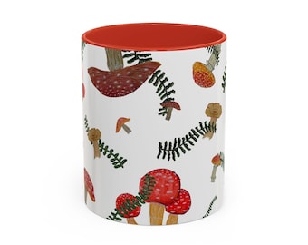 Coffee Mug — Fern & Fungi Series | Puck's Garden: The Understory Collection
