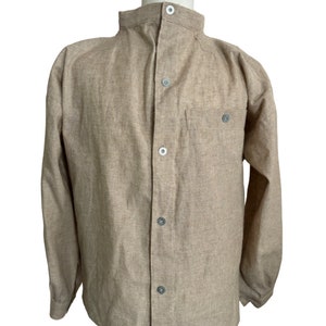 World War I French Bourgeron Linen Work Jacket Reproduction World War I French Bourgeron Linen Work Jacket Reproduction