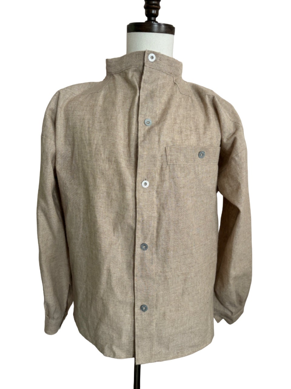 Vintage French Bourgeron Army Jacket 1930s Faded M38 M1938