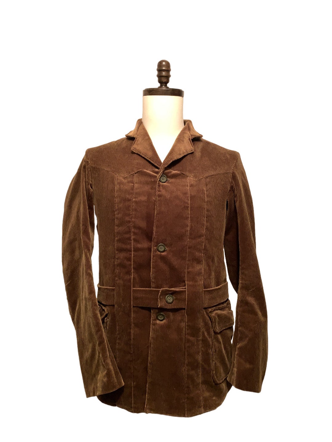 1910s 1920s Corduroy Work Norfolk Jacket Reproduction - Etsy