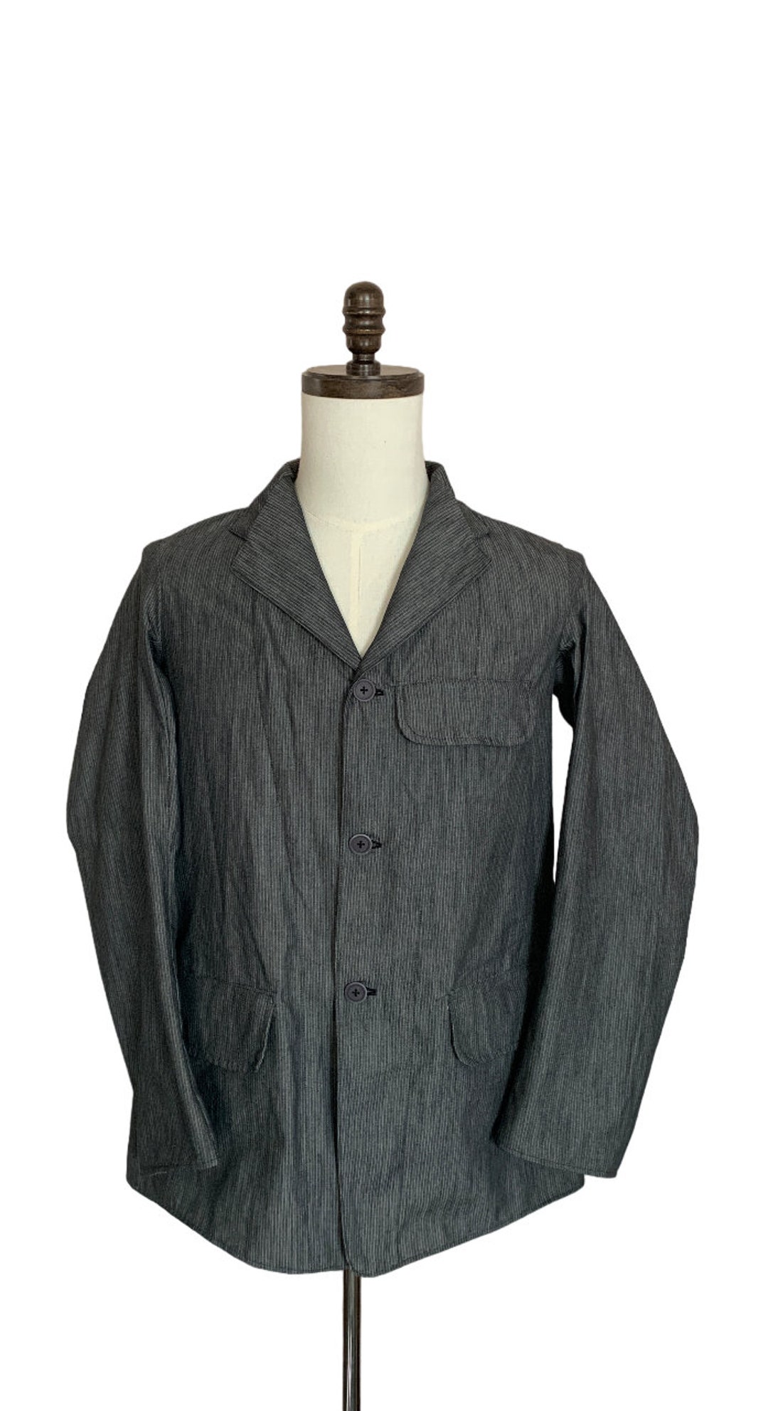 1930s 1940s Mens French Cotton Work Jacket Reproduction - Etsy
