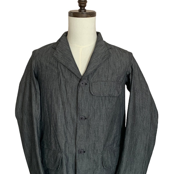 1930s 1940s French Cotton Work Jacket