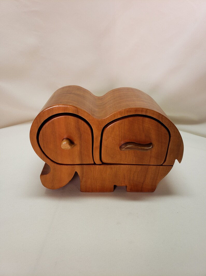 Cherry Elephant band saw jewelrykeepsake box