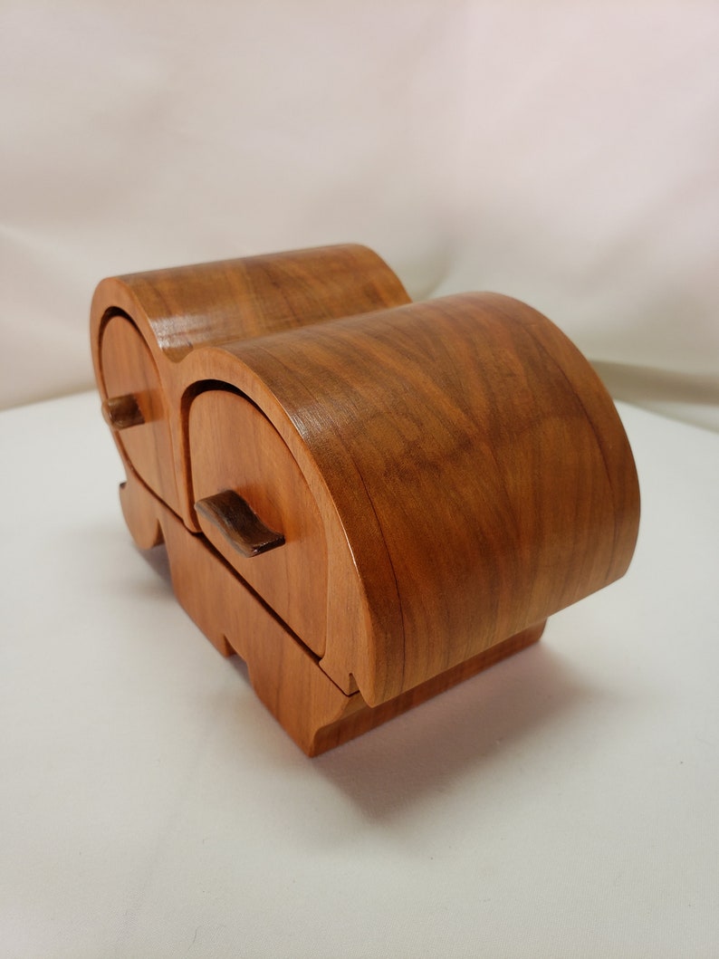 Cherry Elephant band saw jewelrykeepsake box