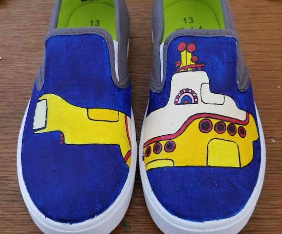 yellow submarine sneakers