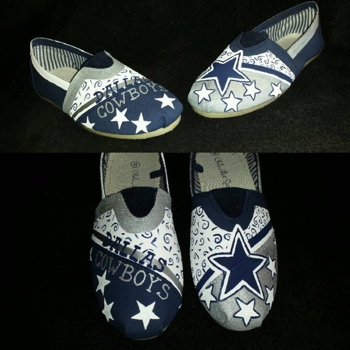 dallas cowboys shower shoes