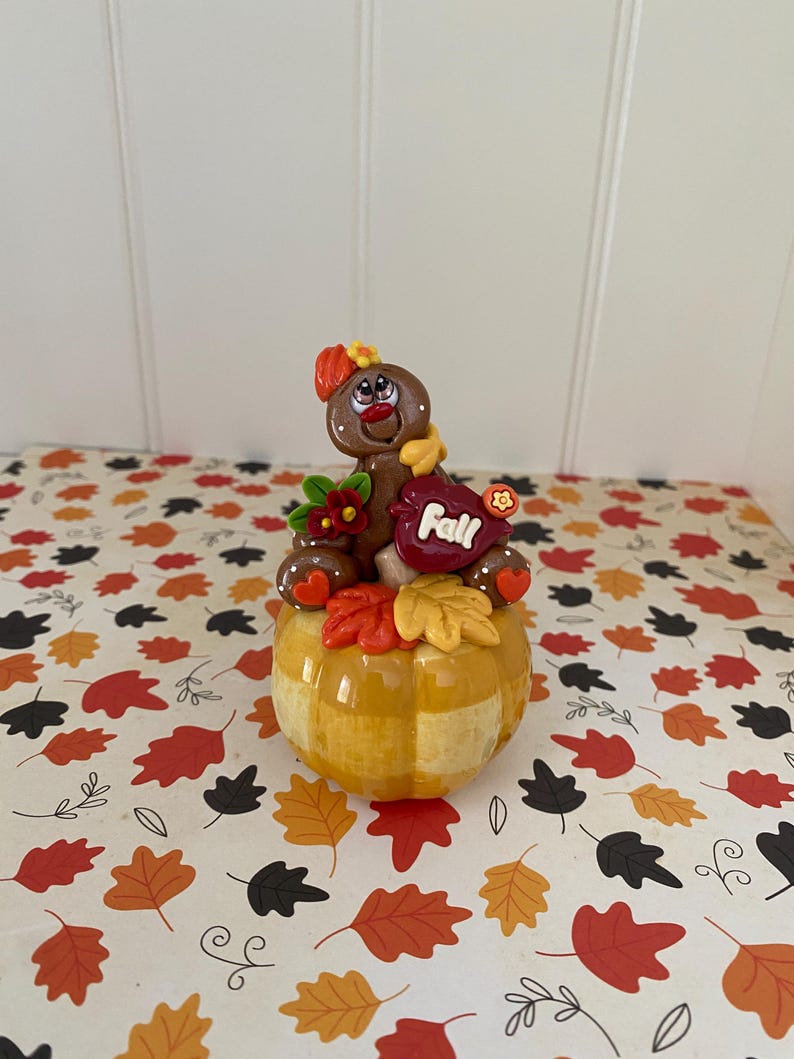 Clay Gingerbread Man, Fall Decor - Etsy