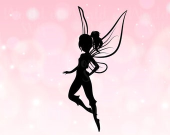 Fairy Svg Cut file, Fairy Cricut Svg, Fairy Silhouette, Fairy Clipart, Fairy Clip Art Png, Fairy Vector, Fairy Decal - WS360