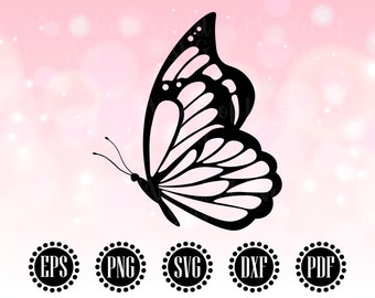 Download Butterfly Silhouette Etsy