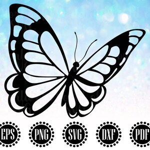 Schmetterling SVG, Schmetterling SVG Cricut, Schmetterling SVG-Datei, Schmetterling png, Schmetterling Clipart, Schmetterling Schablone, Schmetterlinge Silhouette - WS131