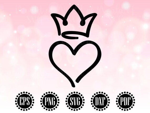 Free Free 256 Heart Princess Crown Svg SVG PNG EPS DXF File