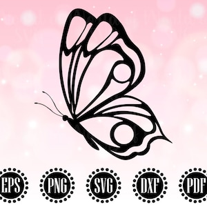 Schmetterling SVG, Schmetterling SVG Cricut, Schmetterling SVG Datei, Schmetterling png, Schmetterling Clipart, Schmetterling Schablone, Schmetterling Silhouette - WS152