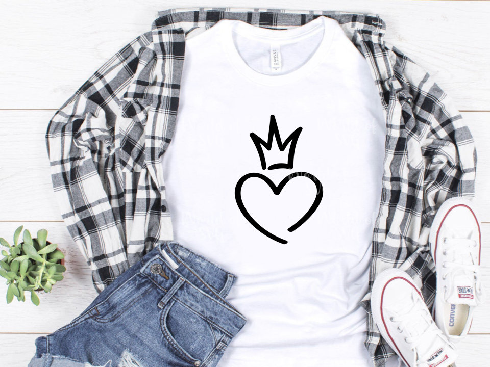 Free Free Princess Crown With Heart Svg 666 SVG PNG EPS DXF File