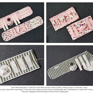 FREE 10 pads, G-Tube Belt (30-41&quot;), Belly Belt, Mic-key button, G-Tube, Protection Belt, Belly wrap, PLEASE READ