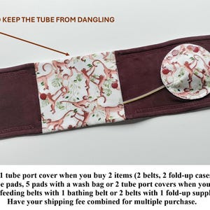 FREE 10 pads, G-Tube Belt (14-29&quot;), Belly Belt, Mic-key button, G-Tube, Protection Belt, Belly wrap, Peg pads PLEASE READ