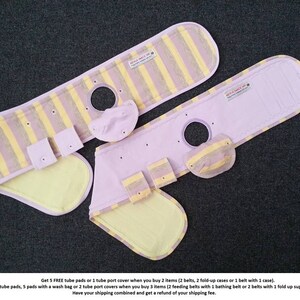 FREE 10 pads, G-Tube Belt (14-29&quot;), Belly Belt, Mic-key button, Protection Belt, Belly wrap, PLEASE READ