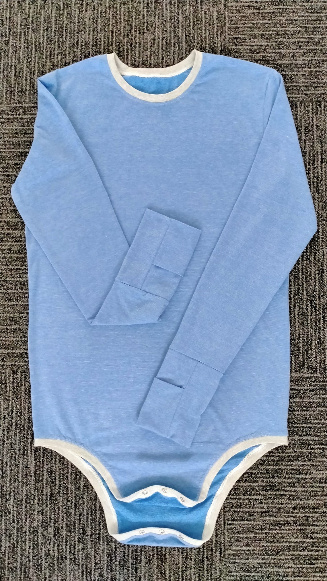 Adult Onesie with Mittens Big Onesie Special Need Onesie Etsy