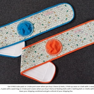 FREE 10 pads, G-Tube Belt (14-29&quot;), Belly Belt, Mic-key button, G-Tube, Protection Belt, Belly wrap, PLEASE READ