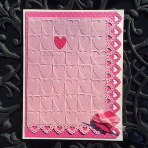 Carte de Saint-Valentin, Carte de Saint-Valentin faite à la main, Carte de mon amour, Carte d’amour, Carte de Joyeuse Saint-Valentin, Carte cœurs, Carte De vous aimer, Note d’amour