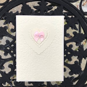 Heartfelt card, Elegant love card, I love you card, Happy Valentine's day card, Elegant Wedding card, Congratulation on your Baby Girl card image 4