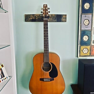 18&quot; Whiskey Barrel Stave Guitar Hanger - 1 Guitar