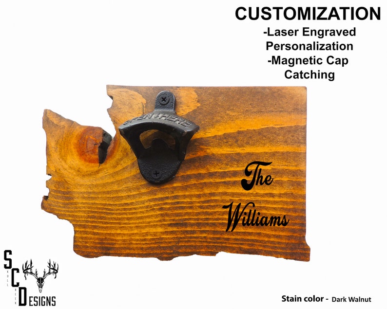 SkullCreekDesigns State Bottle Opener - Thumbnail 5