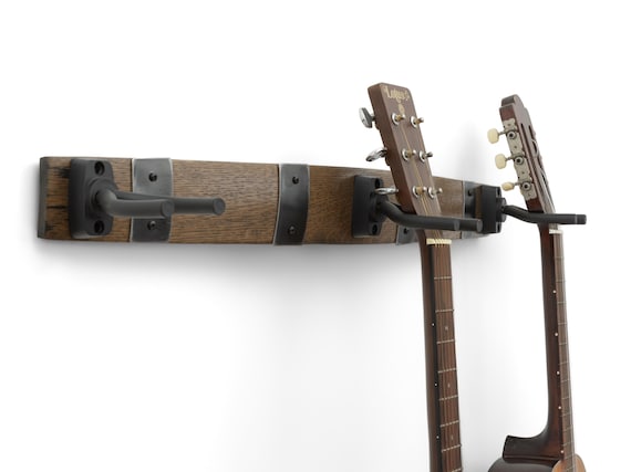 Lot De 2 Supports Muraux Pour Guitare Moriaty Music + EBook École De Guitare - Pour Guitare Acoustique, Électrique, Classique, Banjo Et Ukulélé