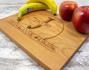 Custom Personalized Cutting Board - 9"x12" Engraved Cutting Board - Custom Housewarming Gift