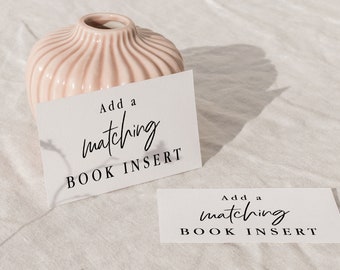 Matching "Bring a Book" Insert - Digital or Printed- Designed to match your invitation