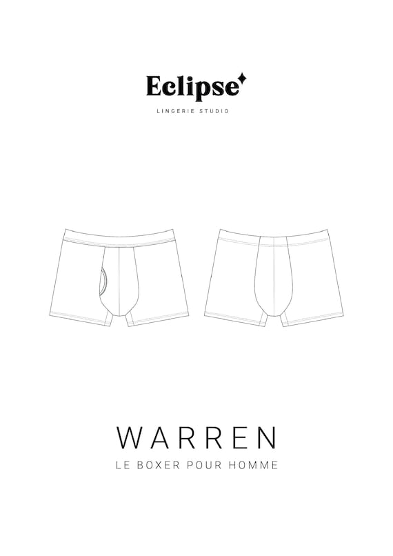 point Précipice Définitive patron couture slip homme Gronder Camion