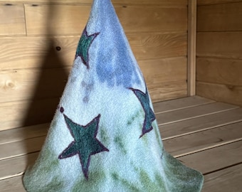 Custom Made Felted Sauna Hat by Liz