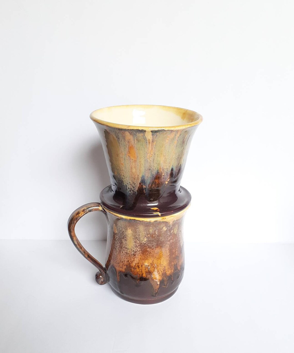 Neue Glasur sofort lieferbar glühende Glut und Kupfer | Etsy