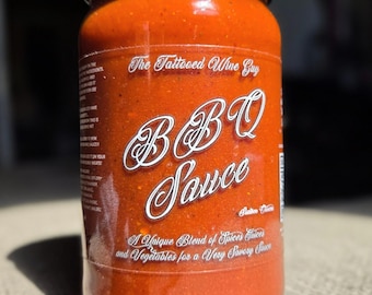BBQ SAUCE from The Tattooed Wine Guy 16 ounces