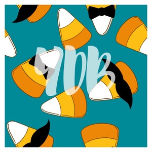 Candy Corn Seamless Pattern