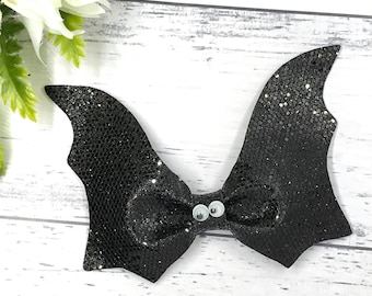 Pinched Bat Bow Template SVG, Bow Template, SVG Files, Cricut SVG, Halloween Bow