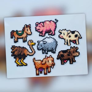 Muurkunst Stardew Valley (boerderijdieren) - Sleutelhanger - Magneet