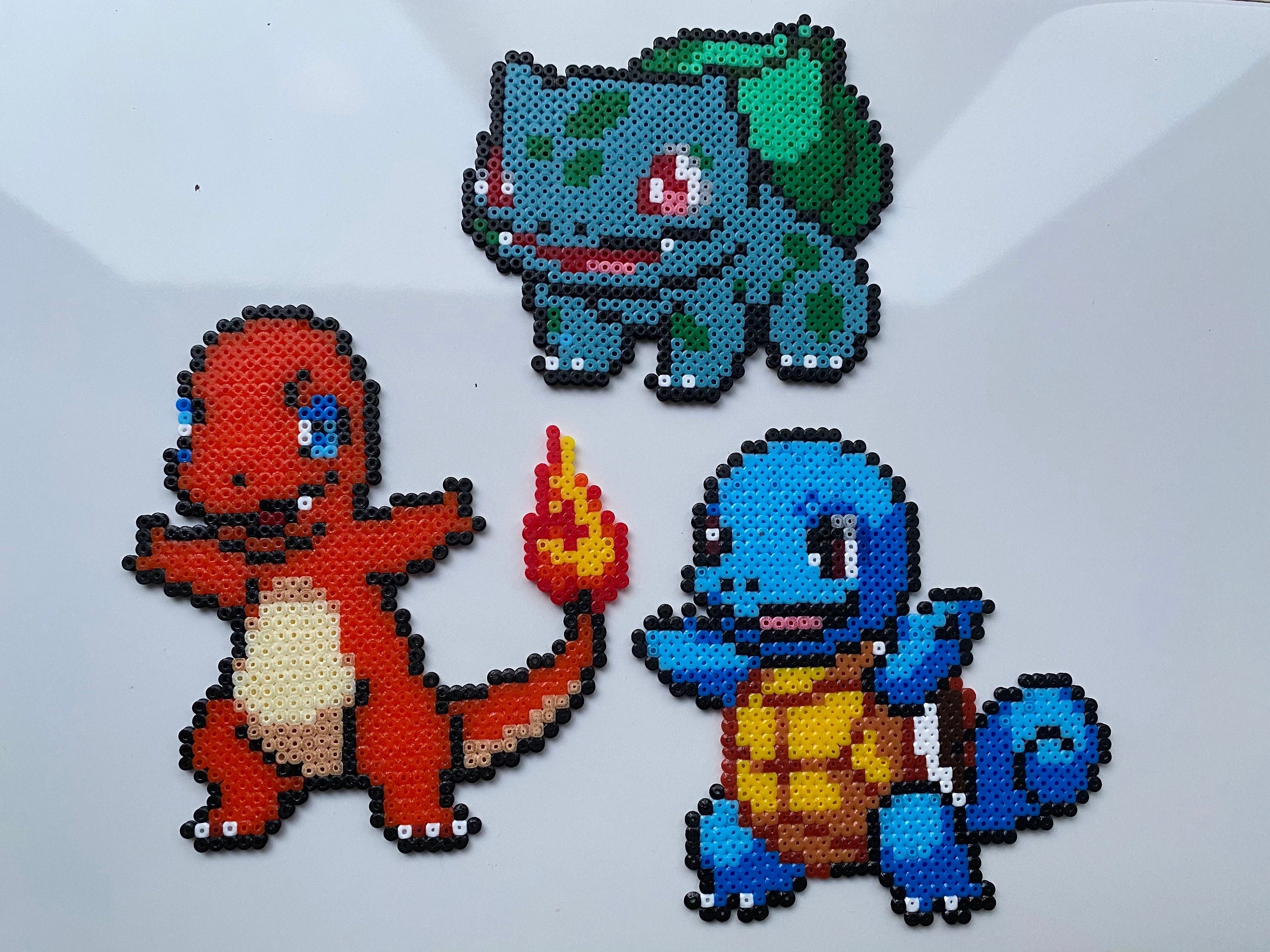 4 Seasons Bulbasaurs made with iron beads : r/pokemon