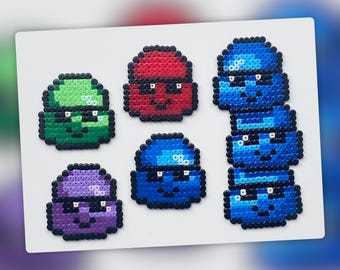 Slimes peligrosos de Stardew Valley - decoración de pared - imán - llavero - adorno para tarta