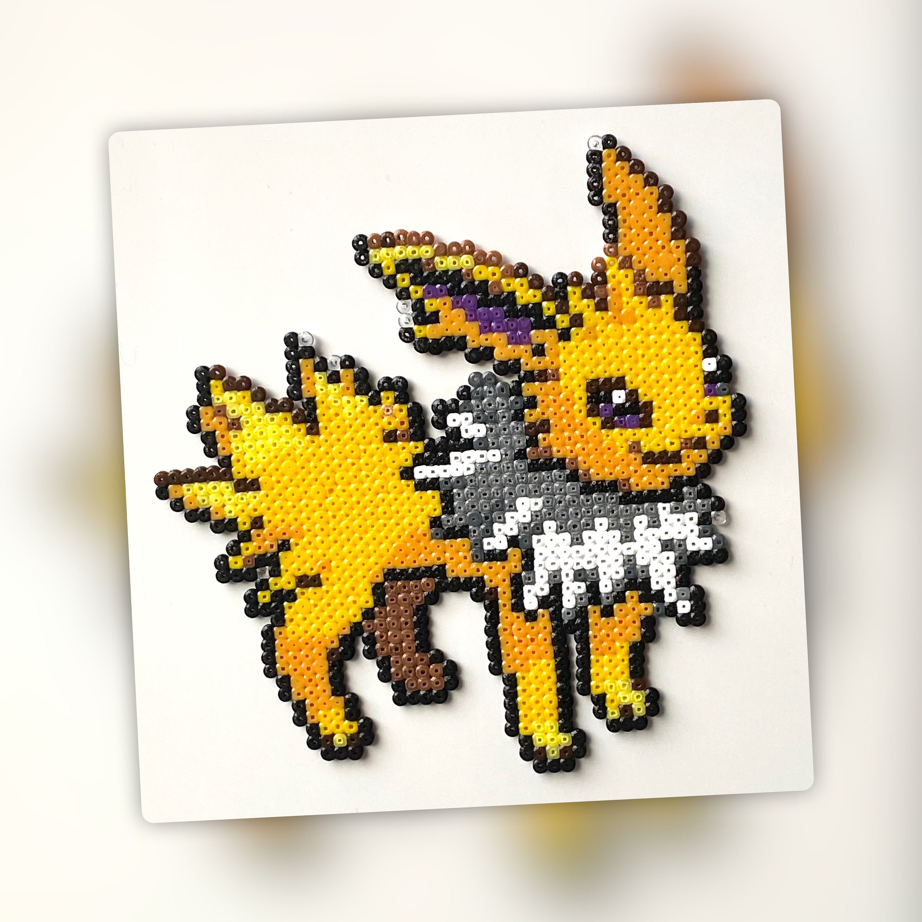 Pokémon Raikou Perler Bead Art -  Portugal