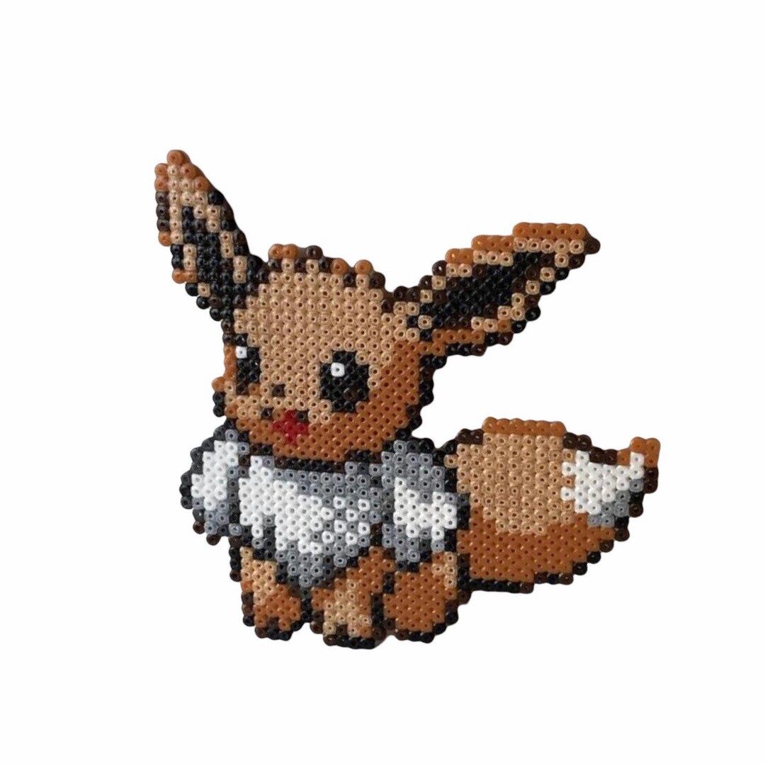 Eevee pokemon Mini Hama Bead Wall Etsy