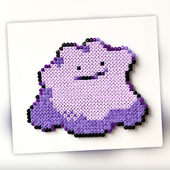 Ditto pokemon Mini Hama Bead Wall Art/ Magnet 