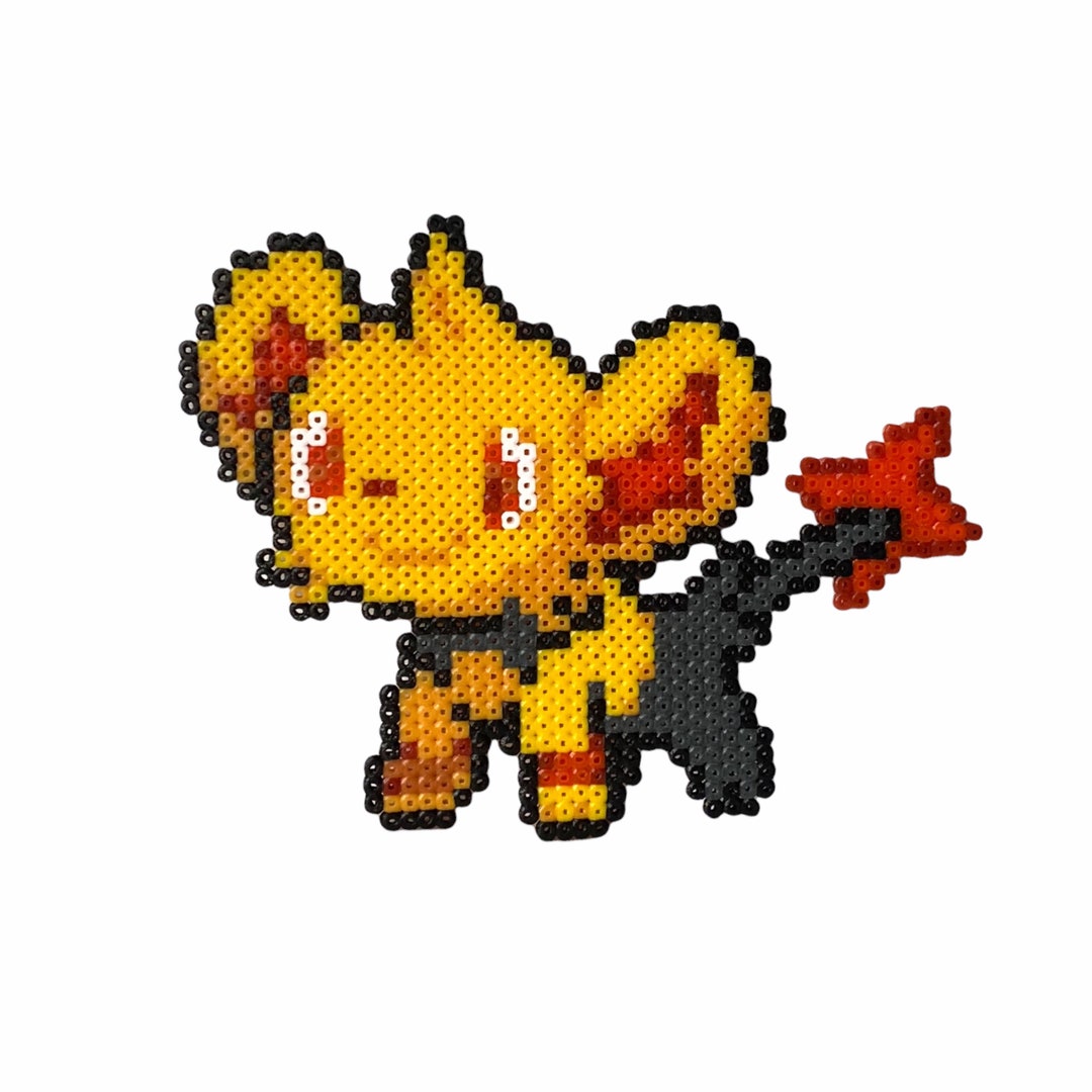 Shiny Shinx pokemon Hama Bead Wall Art Magnet Cake Topper - Etsy Singapore