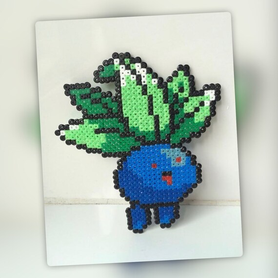 Oddish|handmade Pixel Pokemon|wall Art Decor|refrigerator Magnet